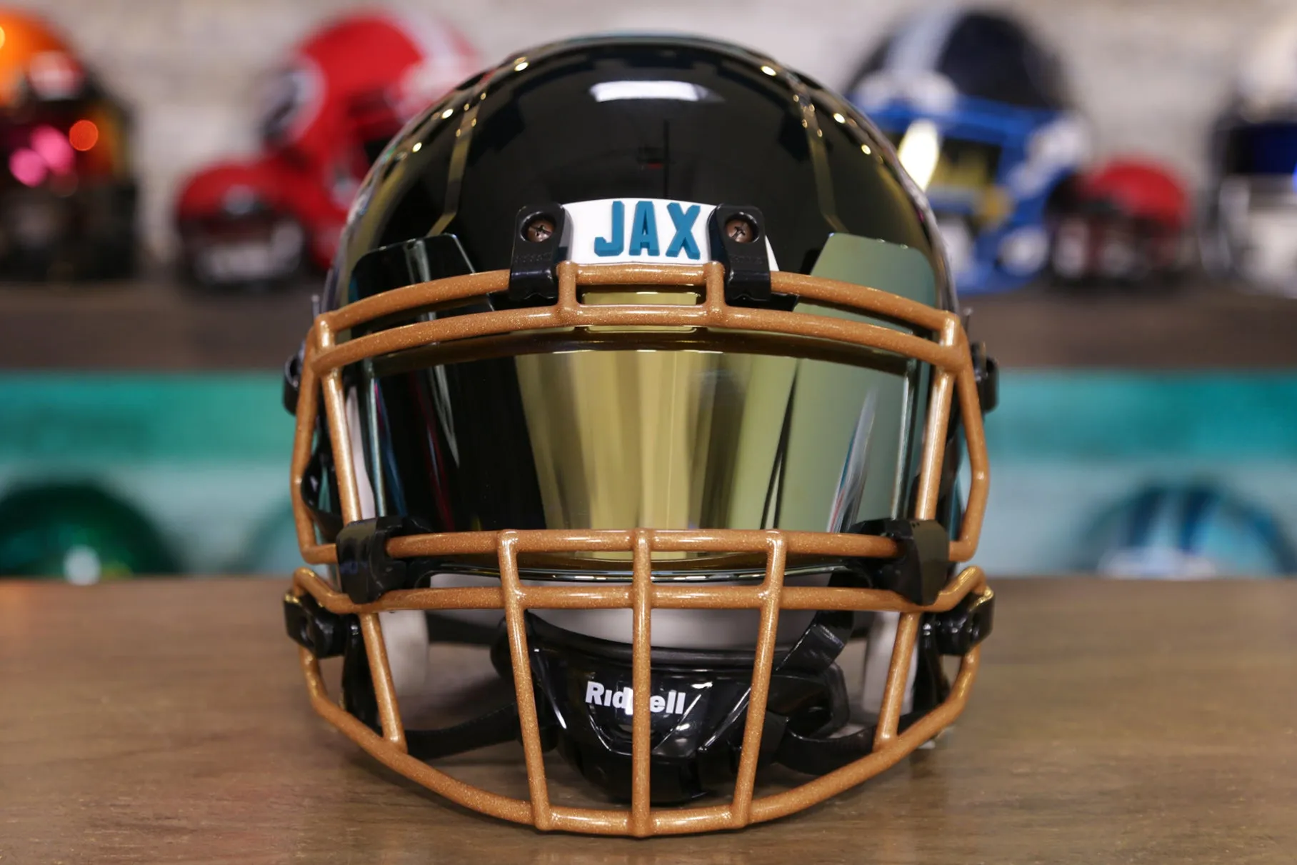 Jacksonville Jaguars Riddell Speed Display Helmet - GG Edition 00274