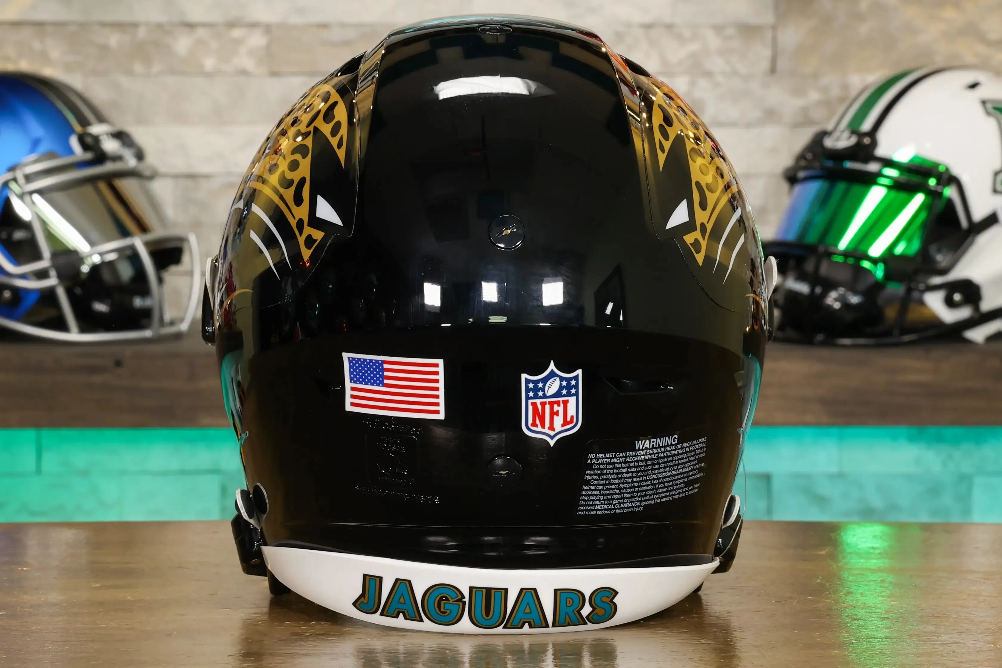 Jacksonville Jaguars Riddell SpeedFlex Helmet - 1995-2012 Throwback