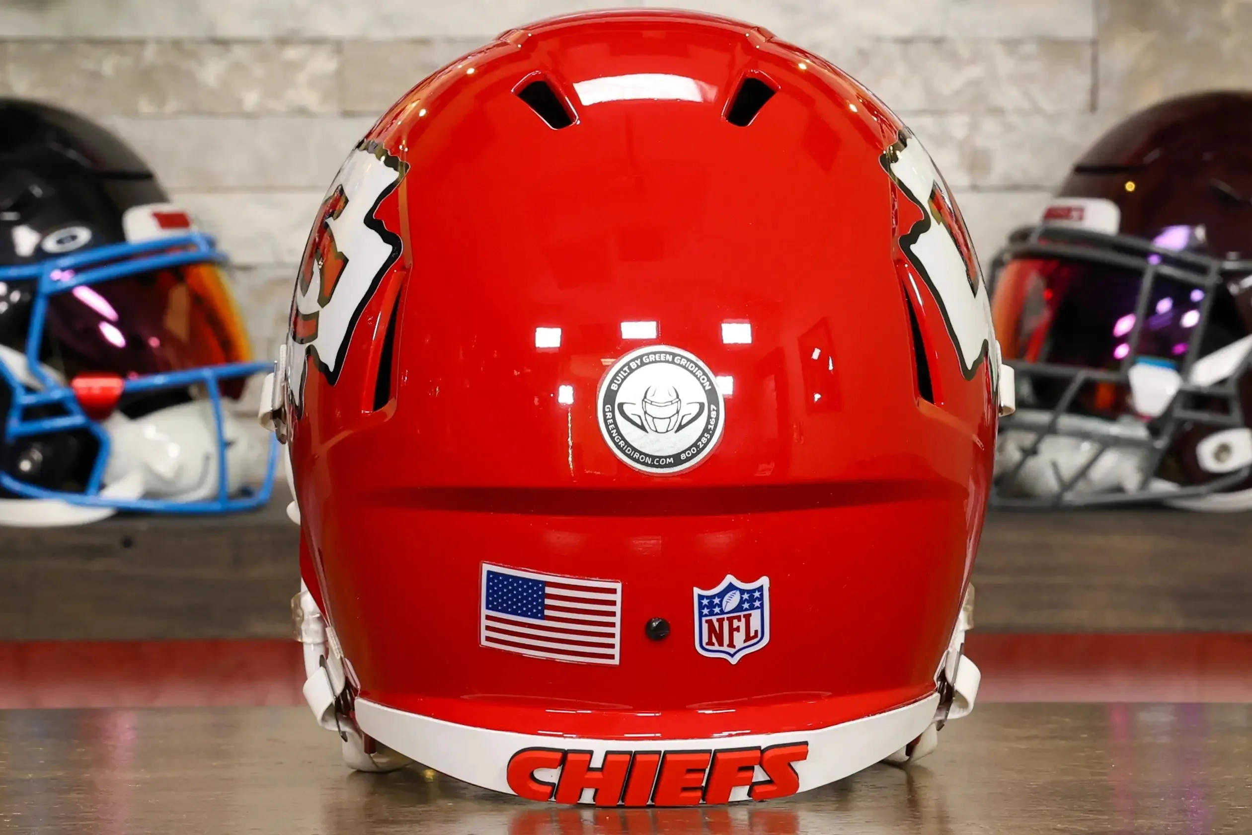 Kansas City Chiefs Riddell Speed Display Helmet - GG Edition
