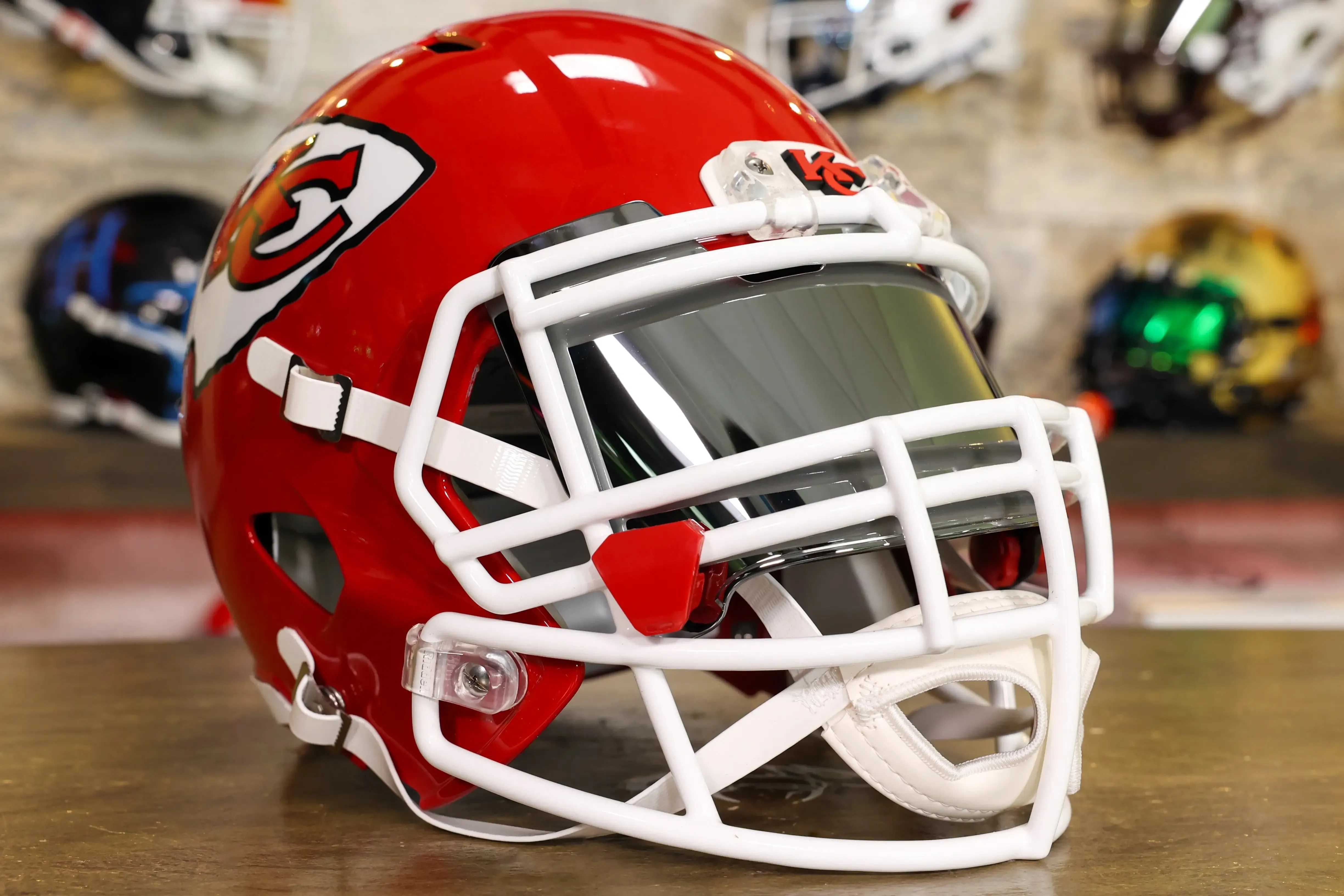 Kansas City Chiefs Riddell Speed Display Helmet - GG Edition