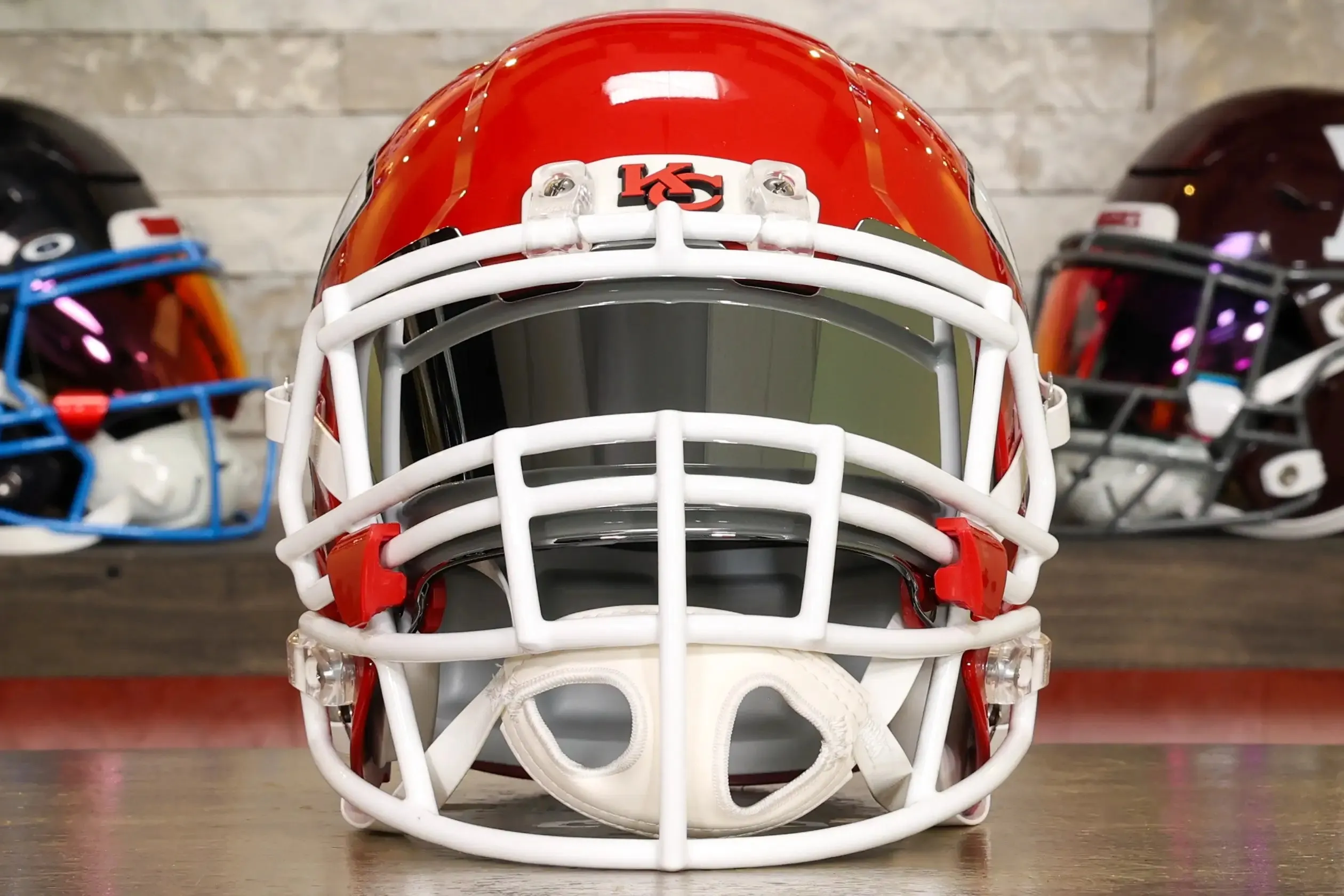 Kansas City Chiefs Riddell Speed Display Helmet - GG Edition