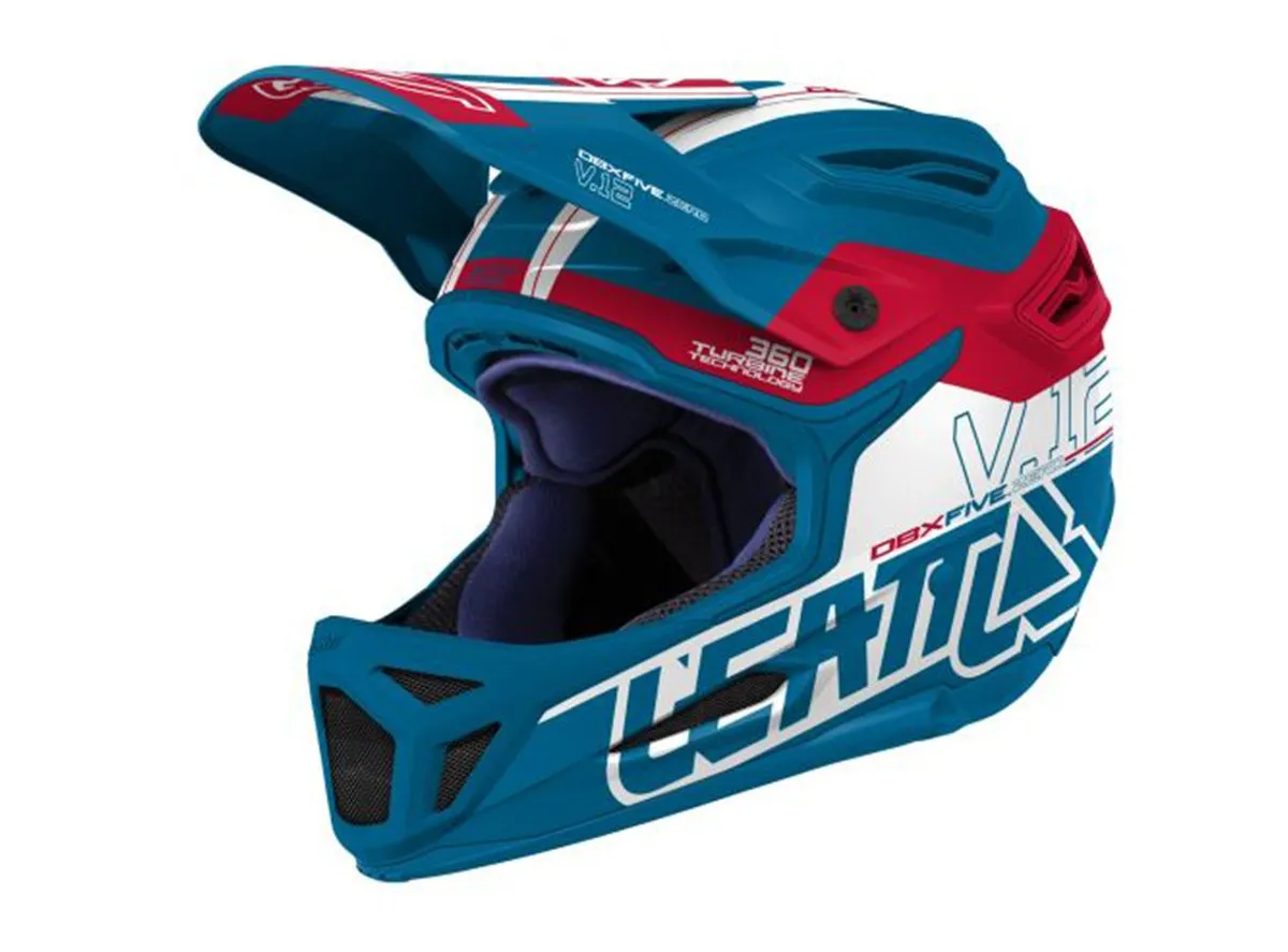 Leatt DBX 5.0 V12 Full Face Helmet - Fuel Red