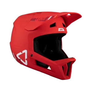 Leatt MTB Gravity 1.0 Full Face Helmet - Red - 2024