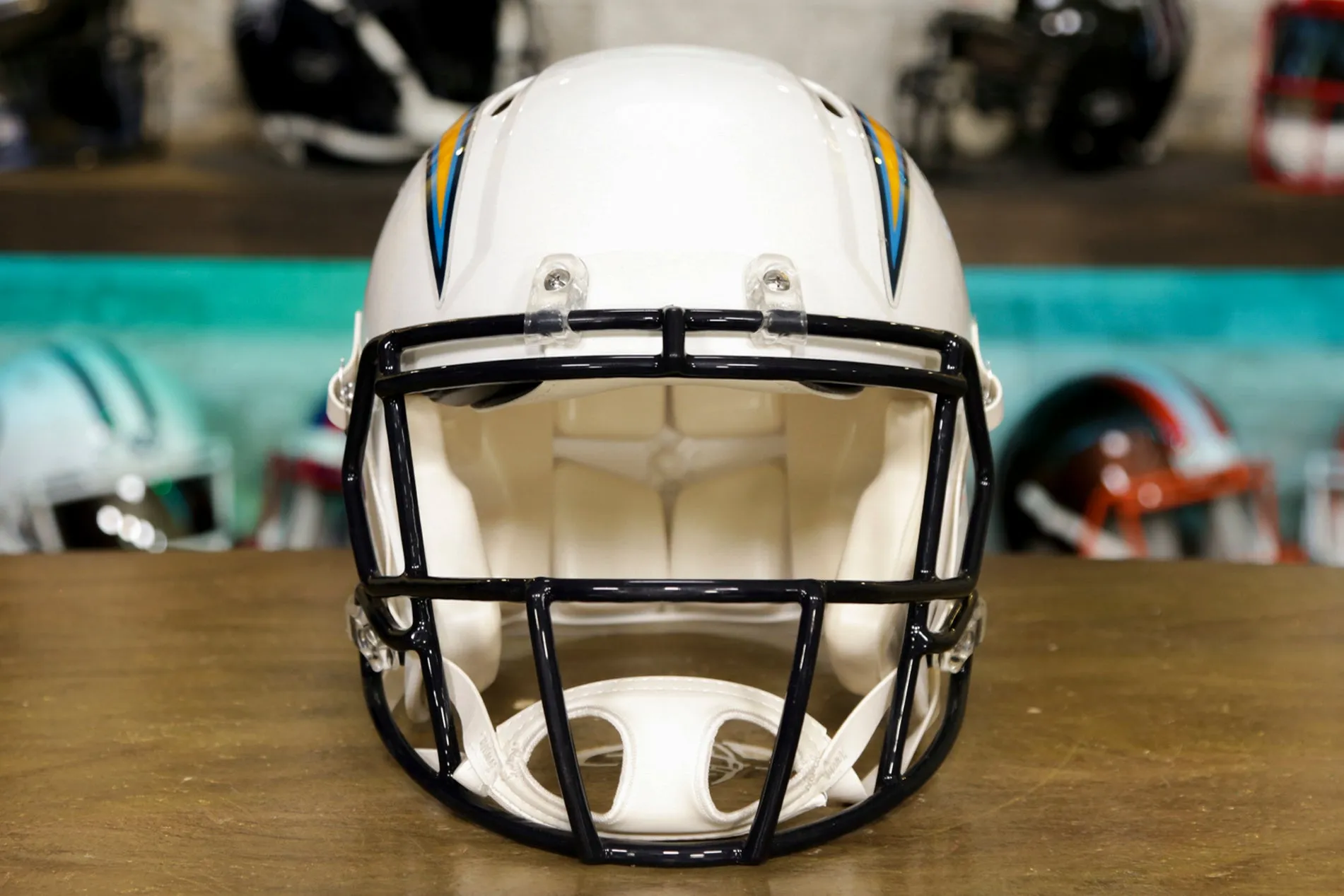 Los Angeles Chargers Riddell Speed Authentic Helmet - 2007-2019 Throwback