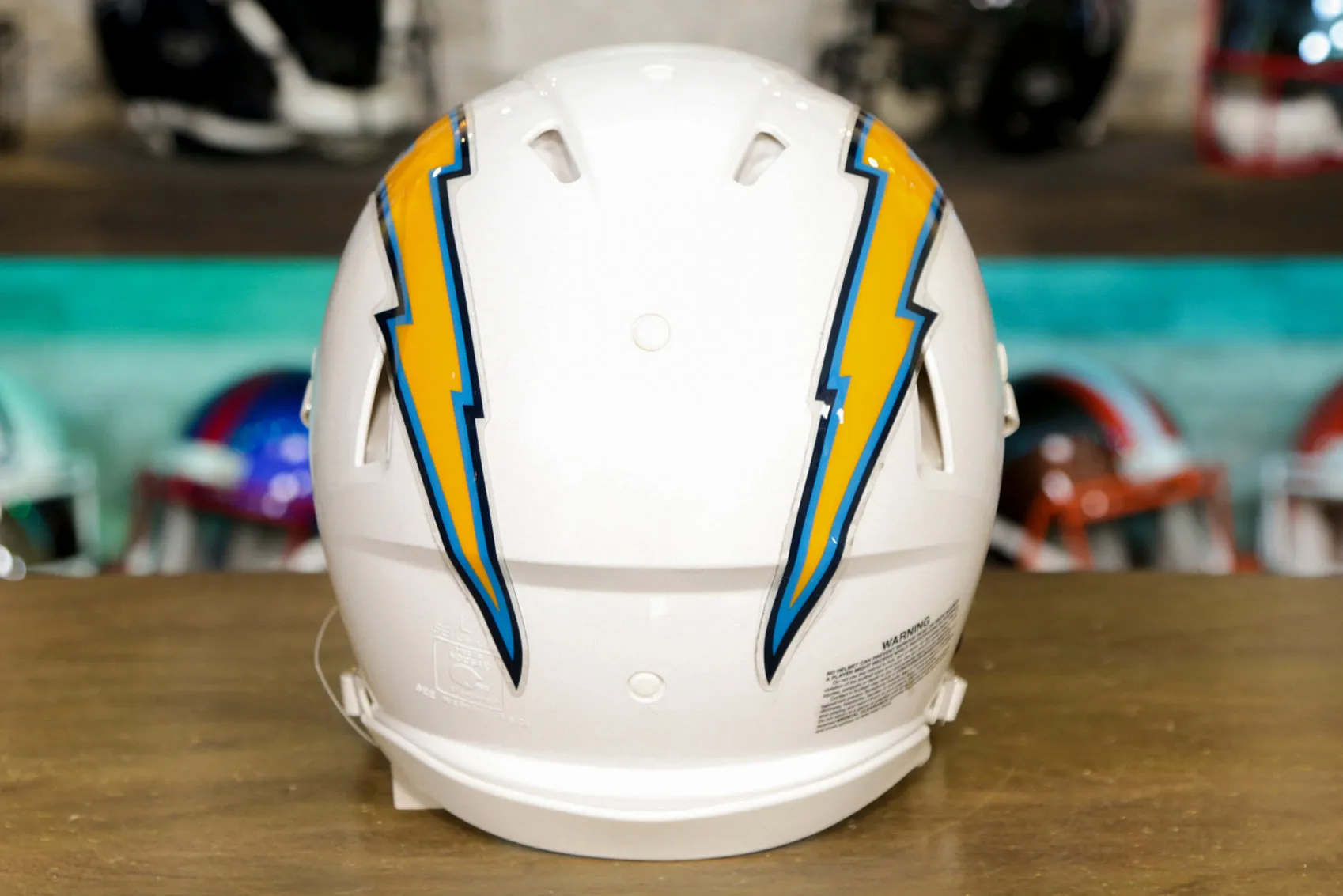 Los Angeles Chargers Riddell Speed Authentic Helmet - 2007-2019 Throwback