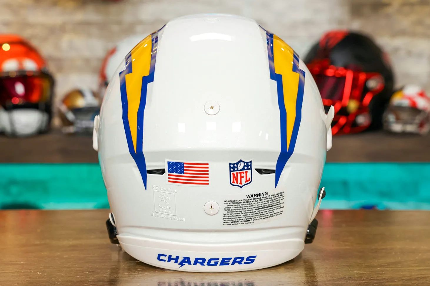Los Angeles Chargers Riddell SpeedFlex Helmet - Royal Color Rush Alternate
