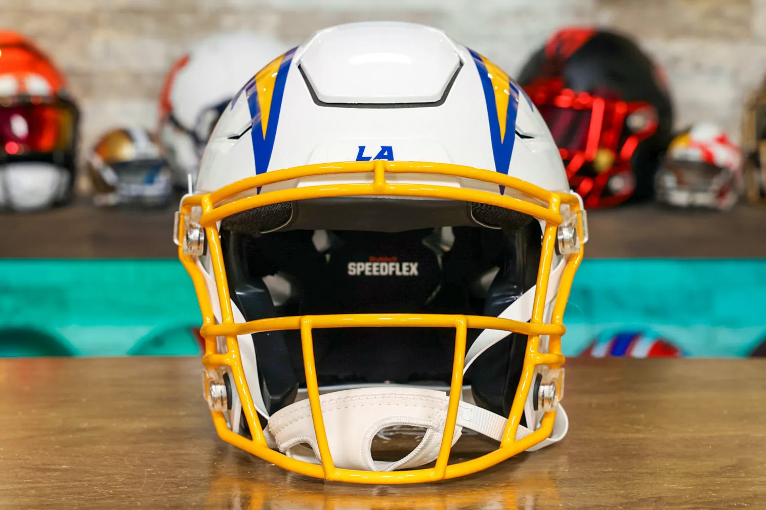 Los Angeles Chargers Riddell SpeedFlex Helmet - Royal Color Rush Alternate