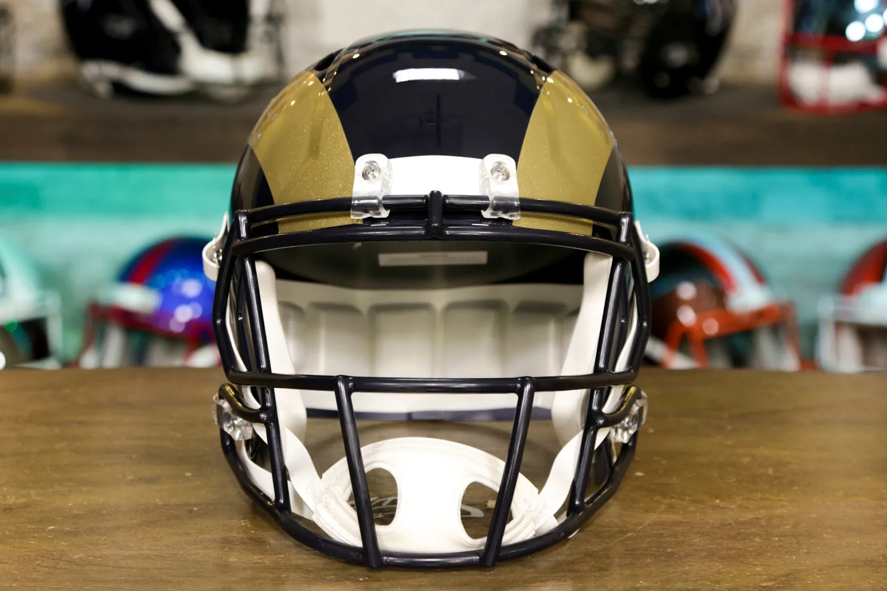 Los Angeles Rams Riddell Speed Display Helmet - 2000-2016 Throwback