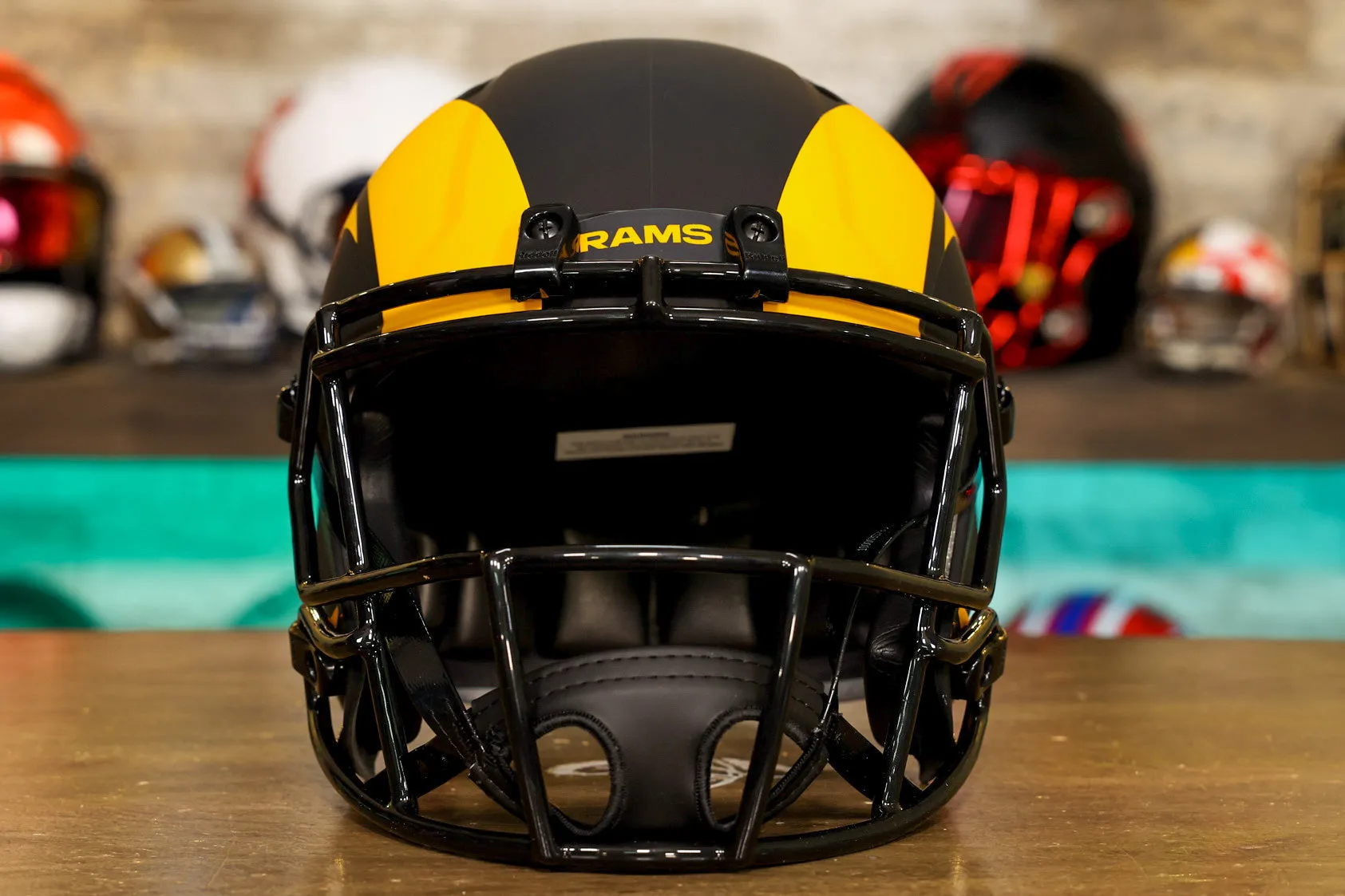 Los Angeles Rams Riddell Speed Display Helmet - Eclipse