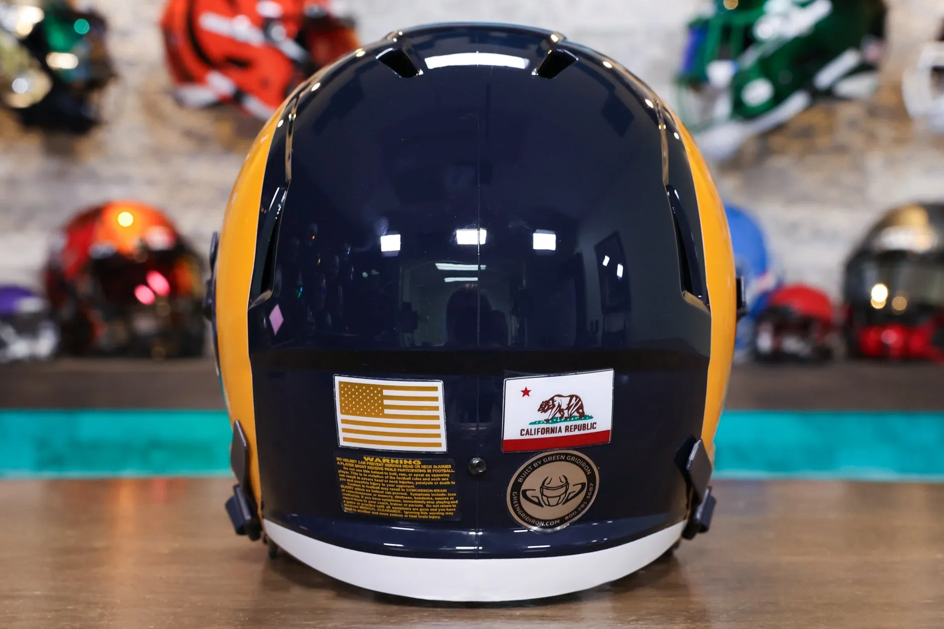 Los Angeles Rams Riddell Speed Display Helmet - GG Edition