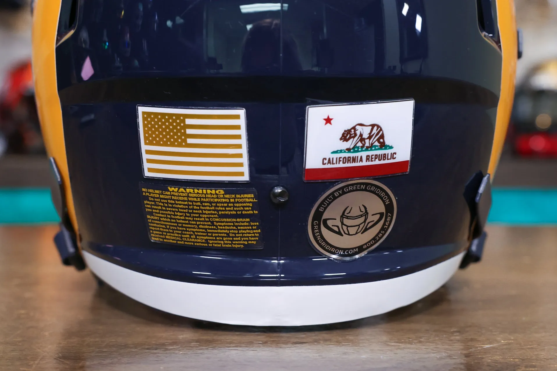 Los Angeles Rams Riddell Speed Display Helmet - GG Edition