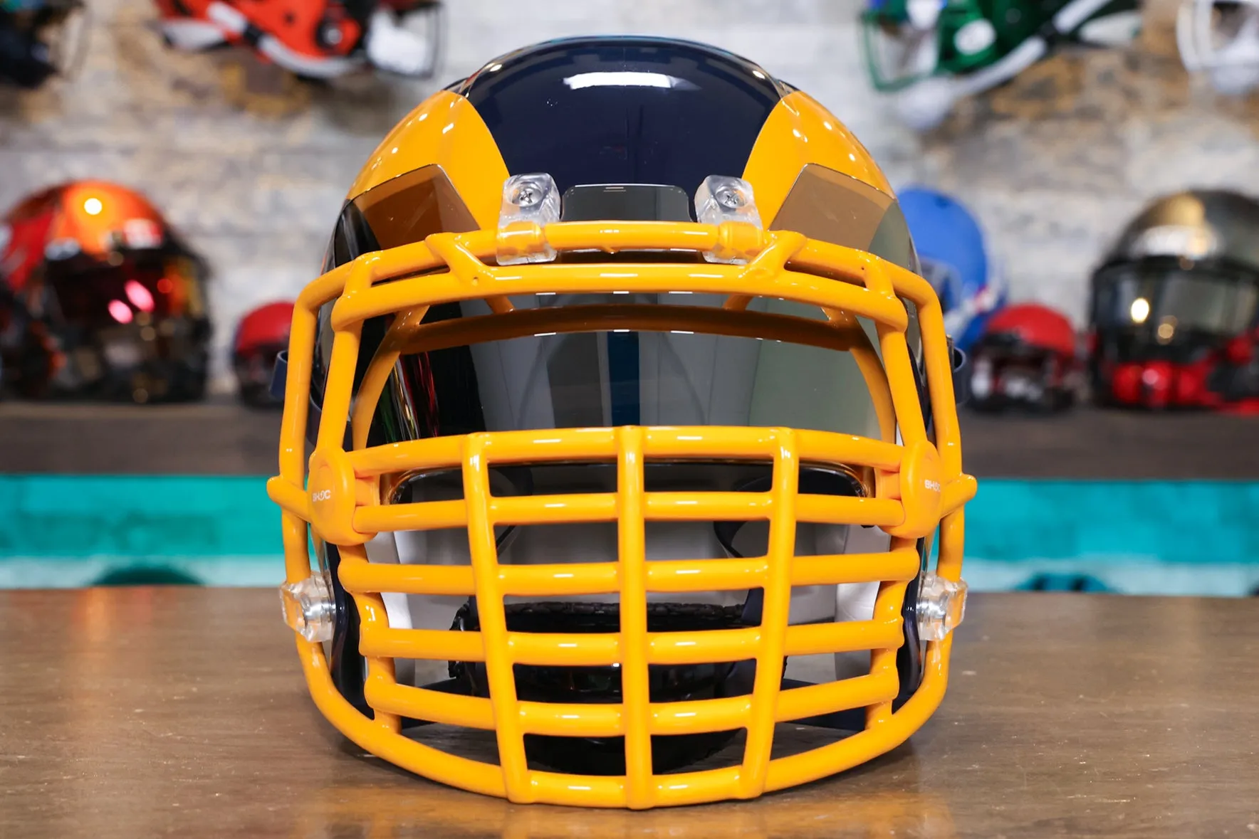 Los Angeles Rams Riddell Speed Display Helmet - GG Edition