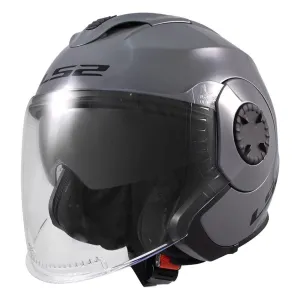 LS2 OF570 VERSO MOTORCYCLE OPEN FACE HELMET