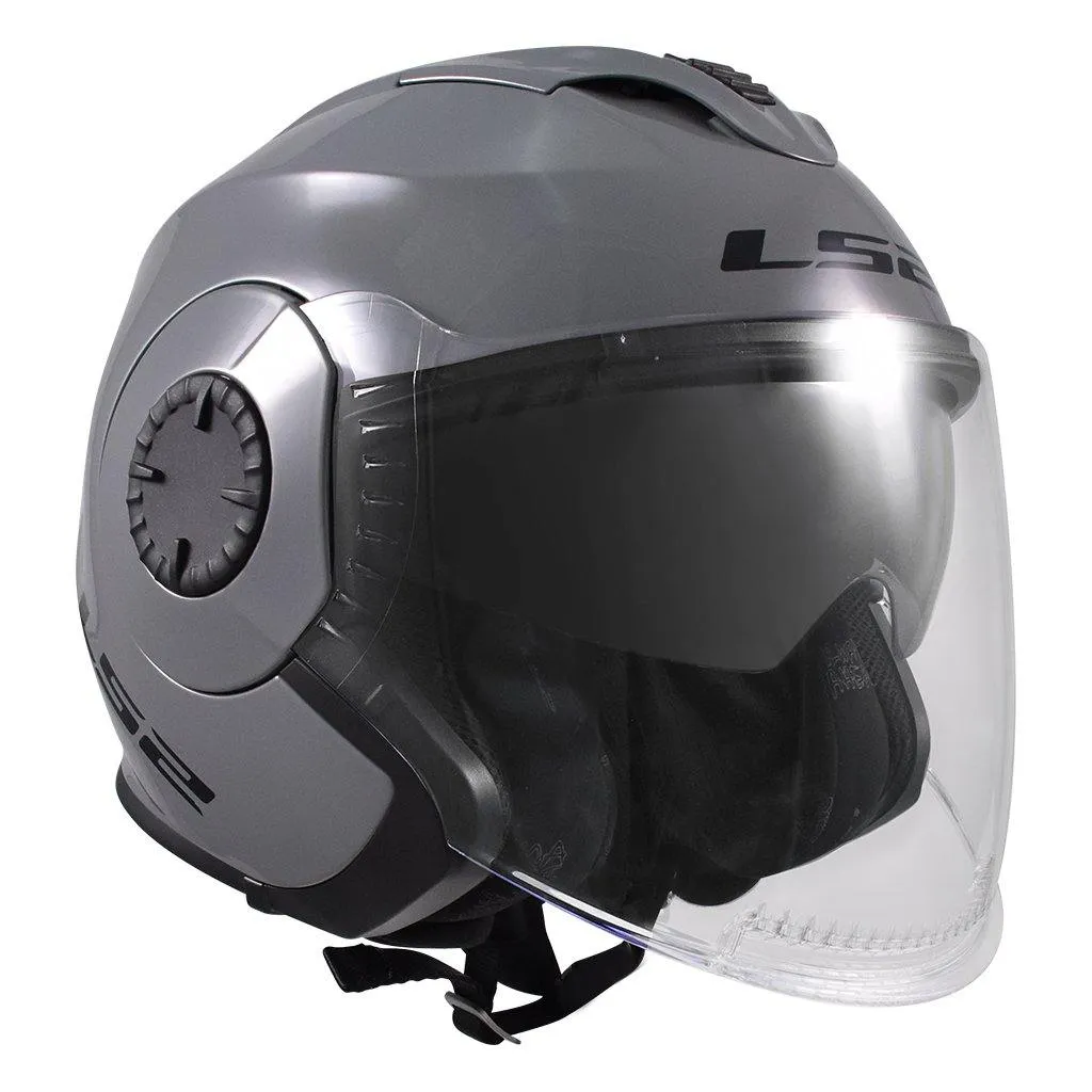 LS2 OF570 VERSO MOTORCYCLE OPEN FACE HELMET