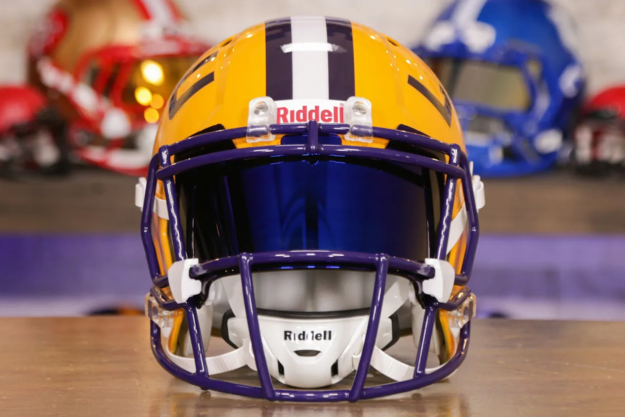 LSU Tigers Riddell Speed Display Helmet - GG Edition 00316