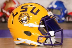 LSU Tigers Riddell Speed Display Helmet - GG Edition 00316