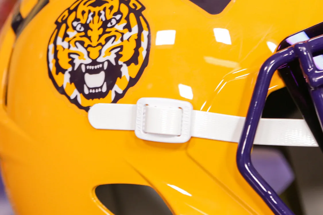 LSU Tigers Riddell Speed Display Helmet - GG Edition 00316