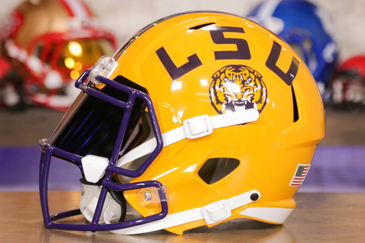 LSU Tigers Riddell Speed Display Helmet - GG Edition 00316