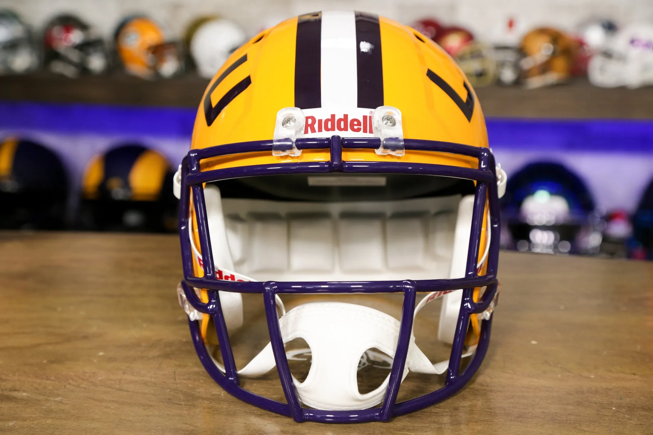 LSU Tigers Riddell Speed Display Helmet