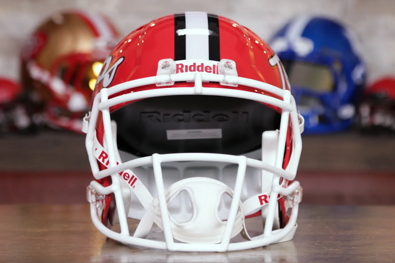 Maryland Terrapins Riddell Speed Display Helmet - Script