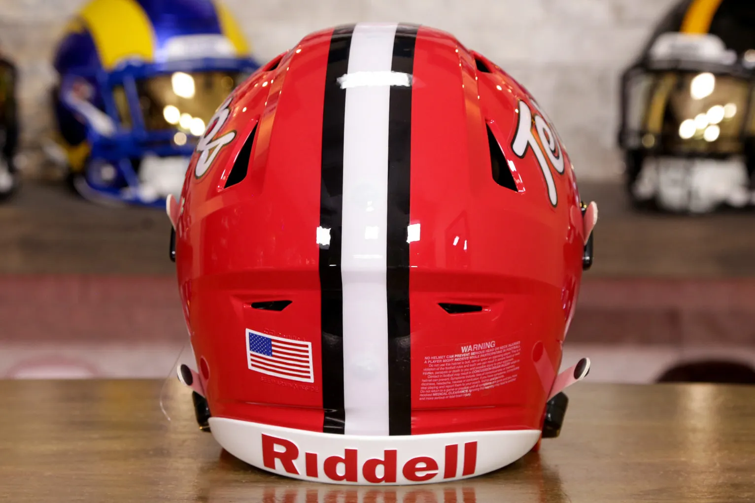 Maryland Terrapins Riddell SpeedFlex Authentic Helmet - Script