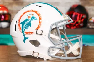Miami Dolphins Riddell Speed Display Helmet - 1972 Throwback