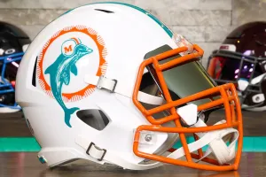 Miami Dolphins Riddell Speed Display Helmet - GG Edition