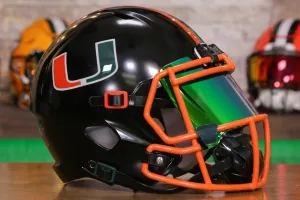 Miami Hurricanes Riddell Speed Display Helmet - GG Edition 00381