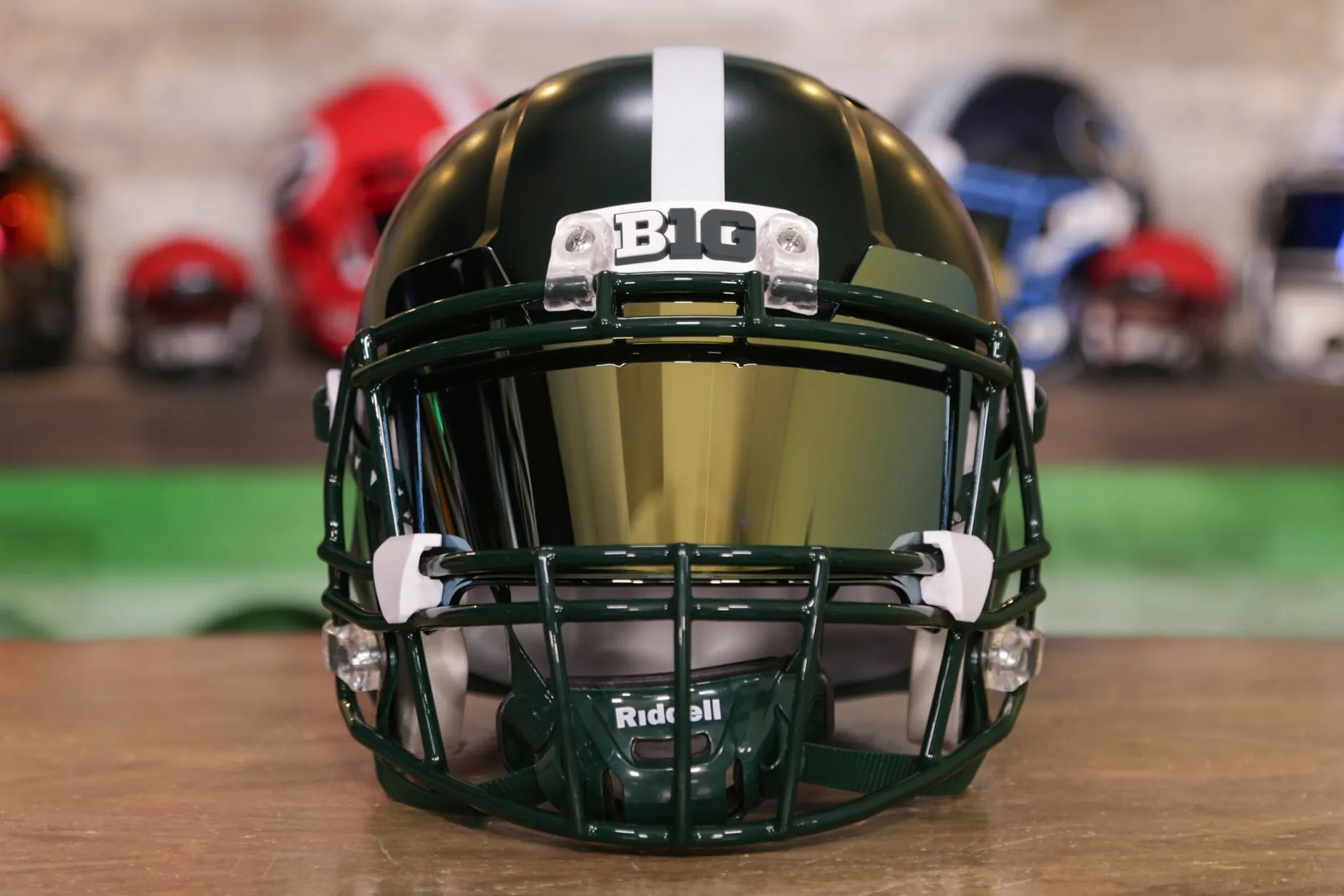 Michigan State Spartans Riddell Speed Display Helmet - GG Edition 00282
