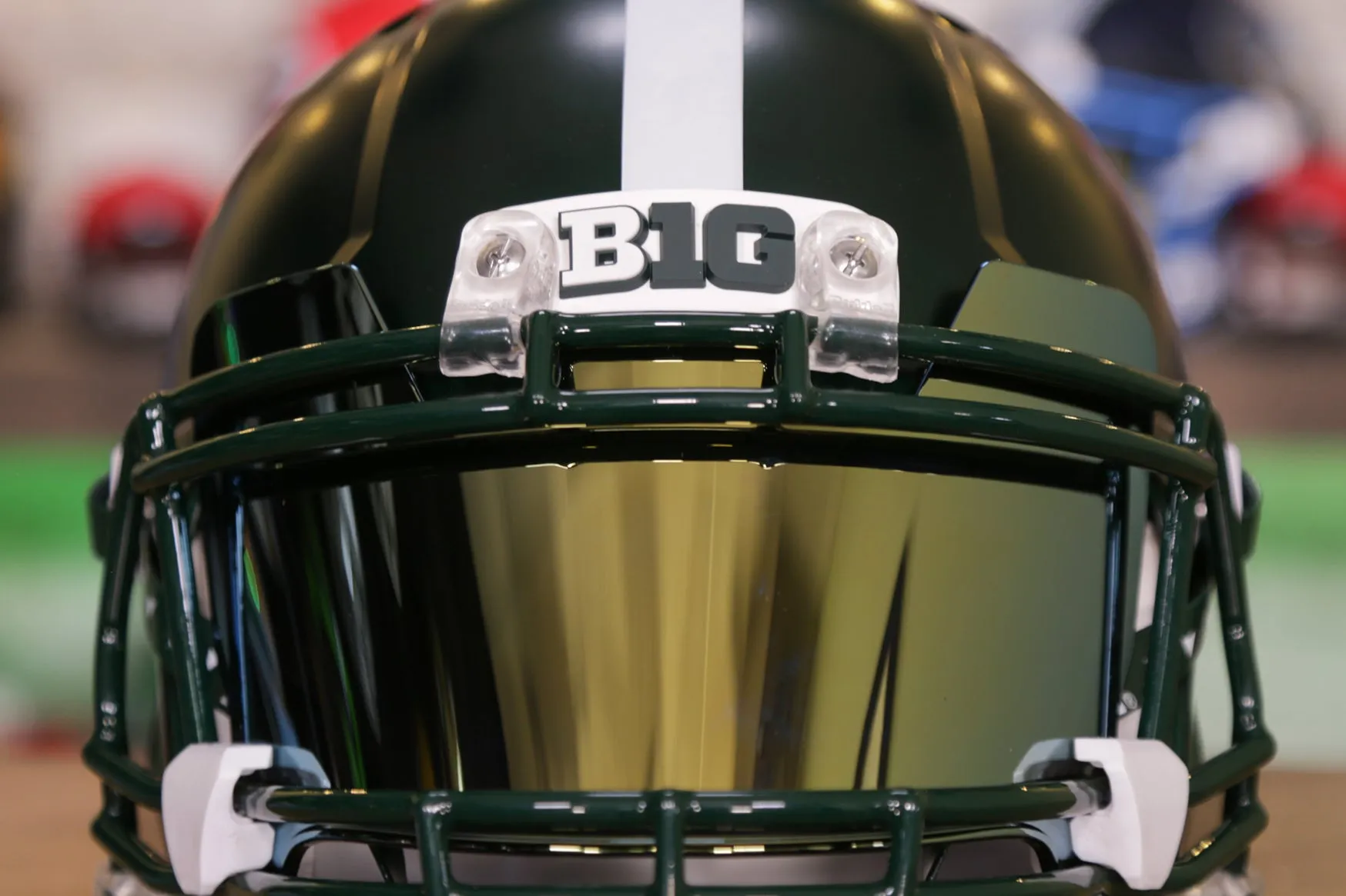 Michigan State Spartans Riddell Speed Display Helmet - GG Edition 00282