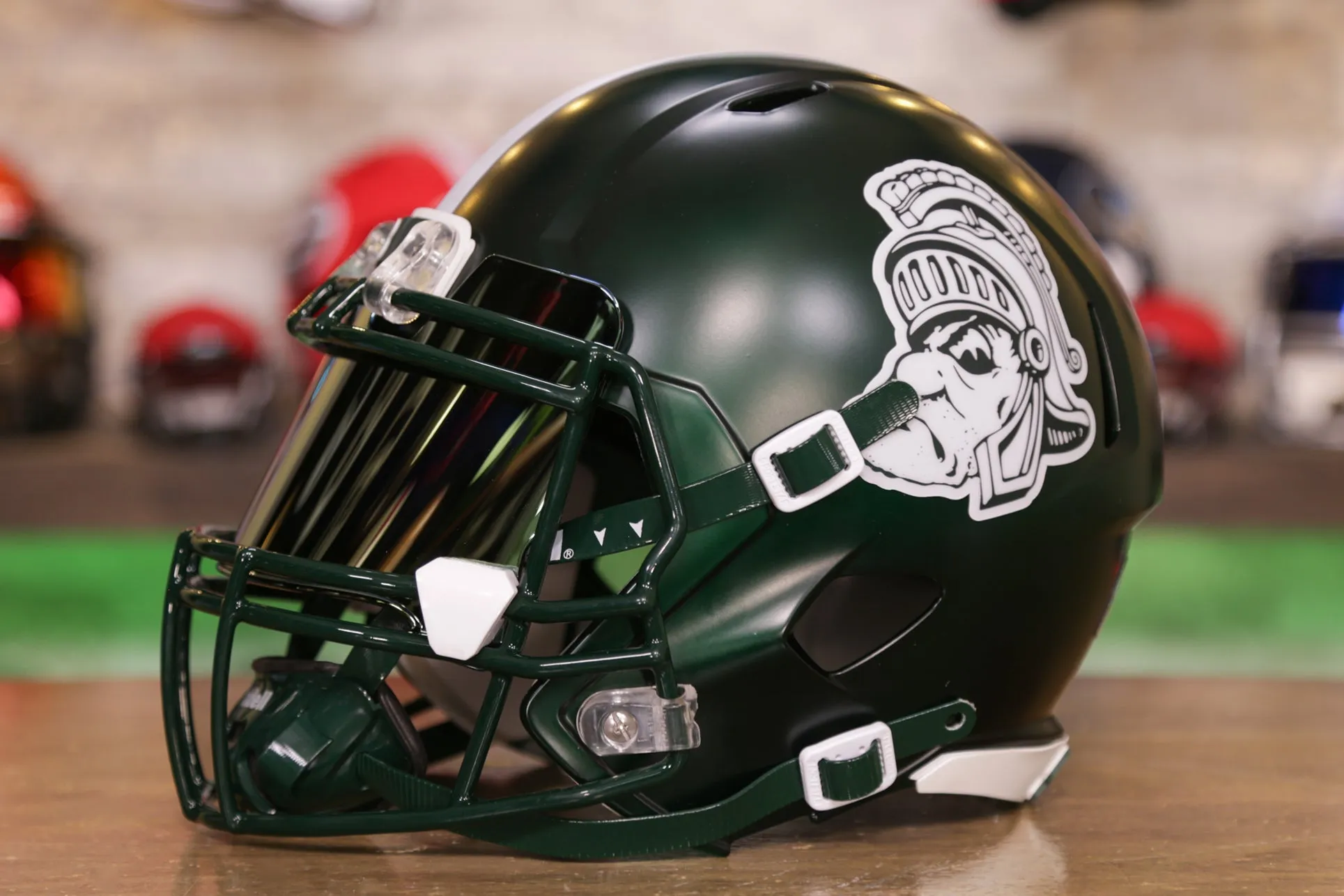 Michigan State Spartans Riddell Speed Display Helmet - GG Edition 00282