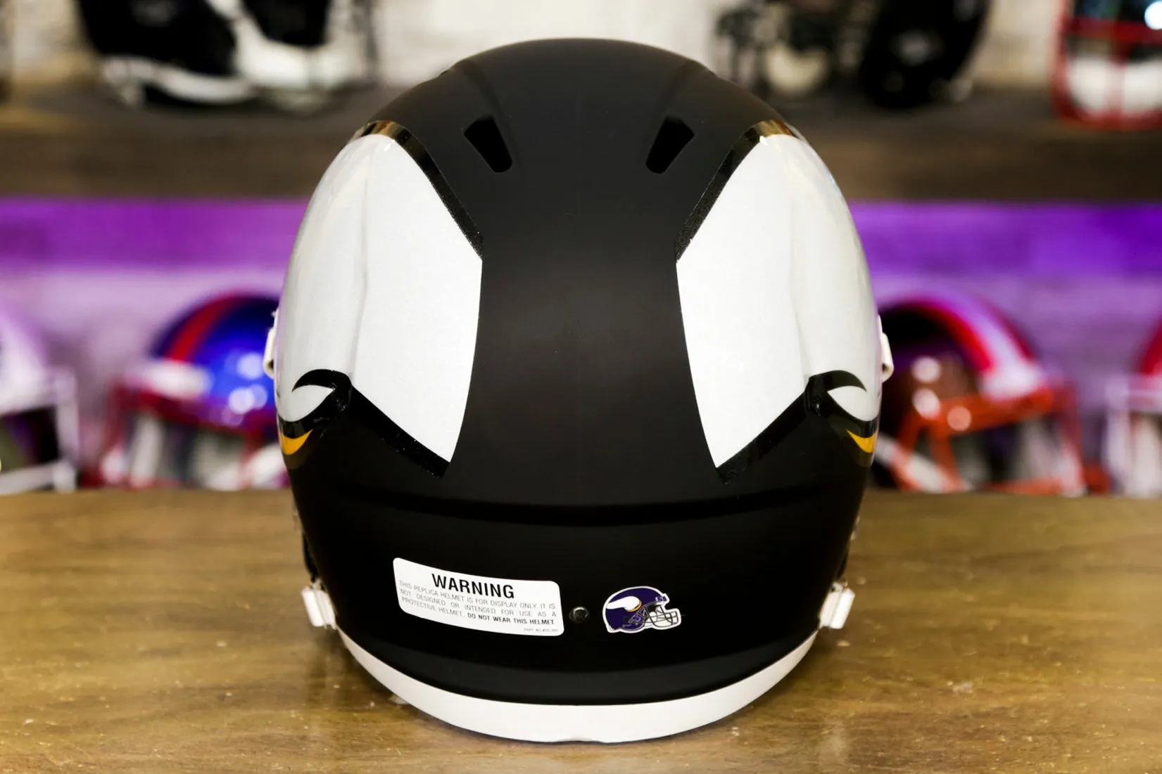 Minnesota Vikings Riddell Speed Display Helmet - AMP - OPEN BOX