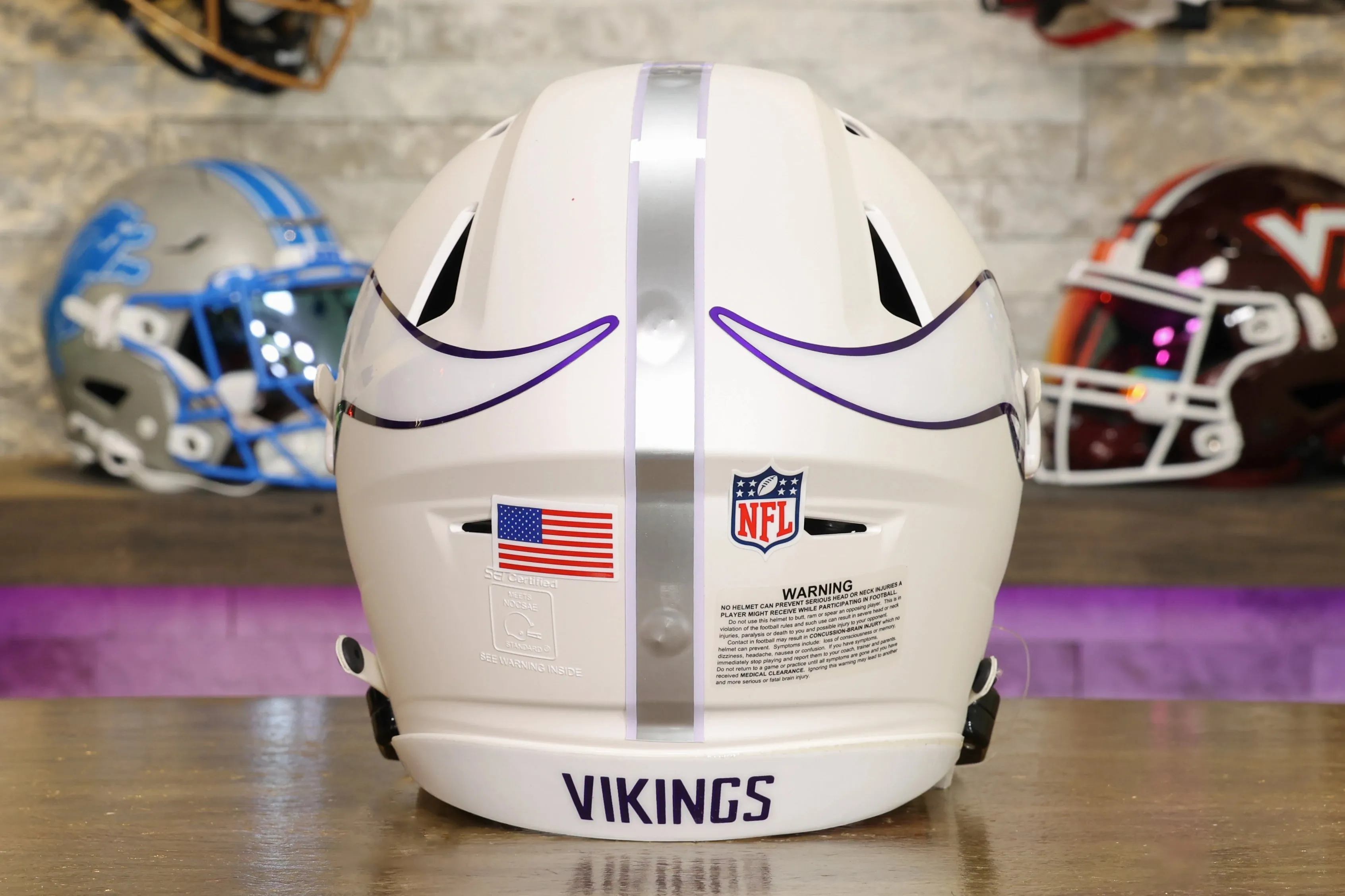 Minnesota Vikings Riddell SpeedFlex Helmet - Winter Warrior Alternate