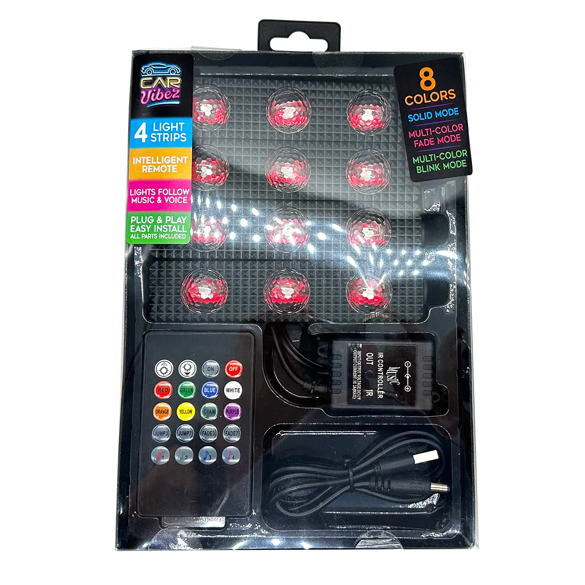 Mood Light Xtreme Starlight Ballz with Remote - 6 Pieces Per Retail Ready Display 24114