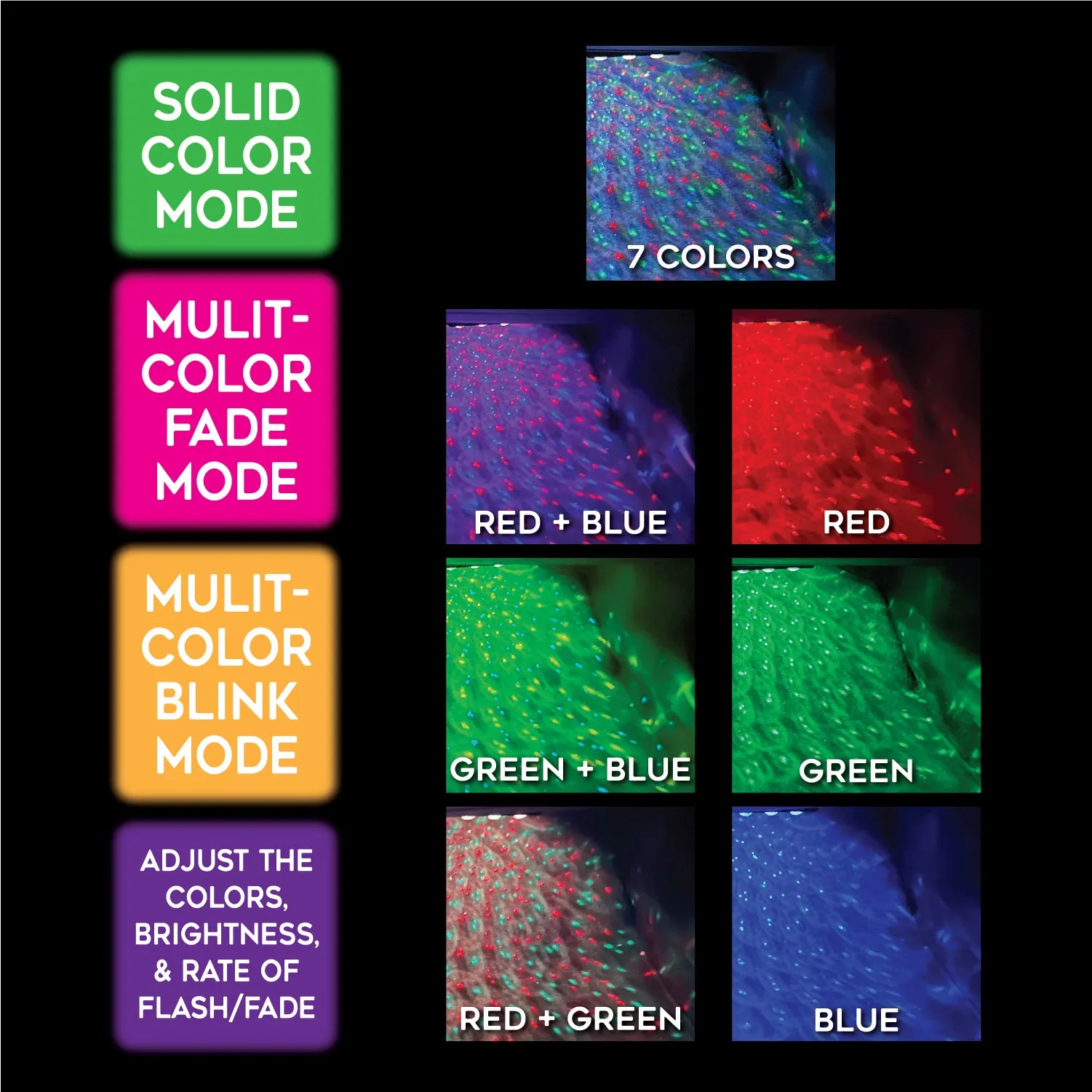 Mood Light Xtreme Starlight Ballz with Remote - 6 Pieces Per Retail Ready Display 24114
