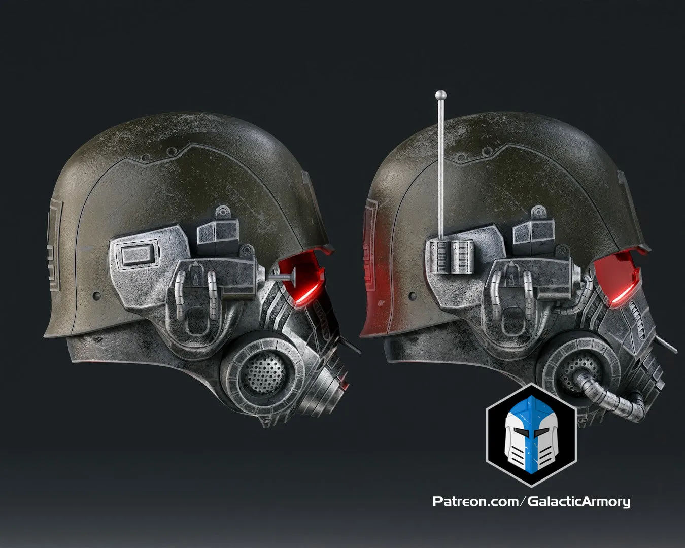 NCR Ranger Advanced and Elite Helmets - 3D Print Files