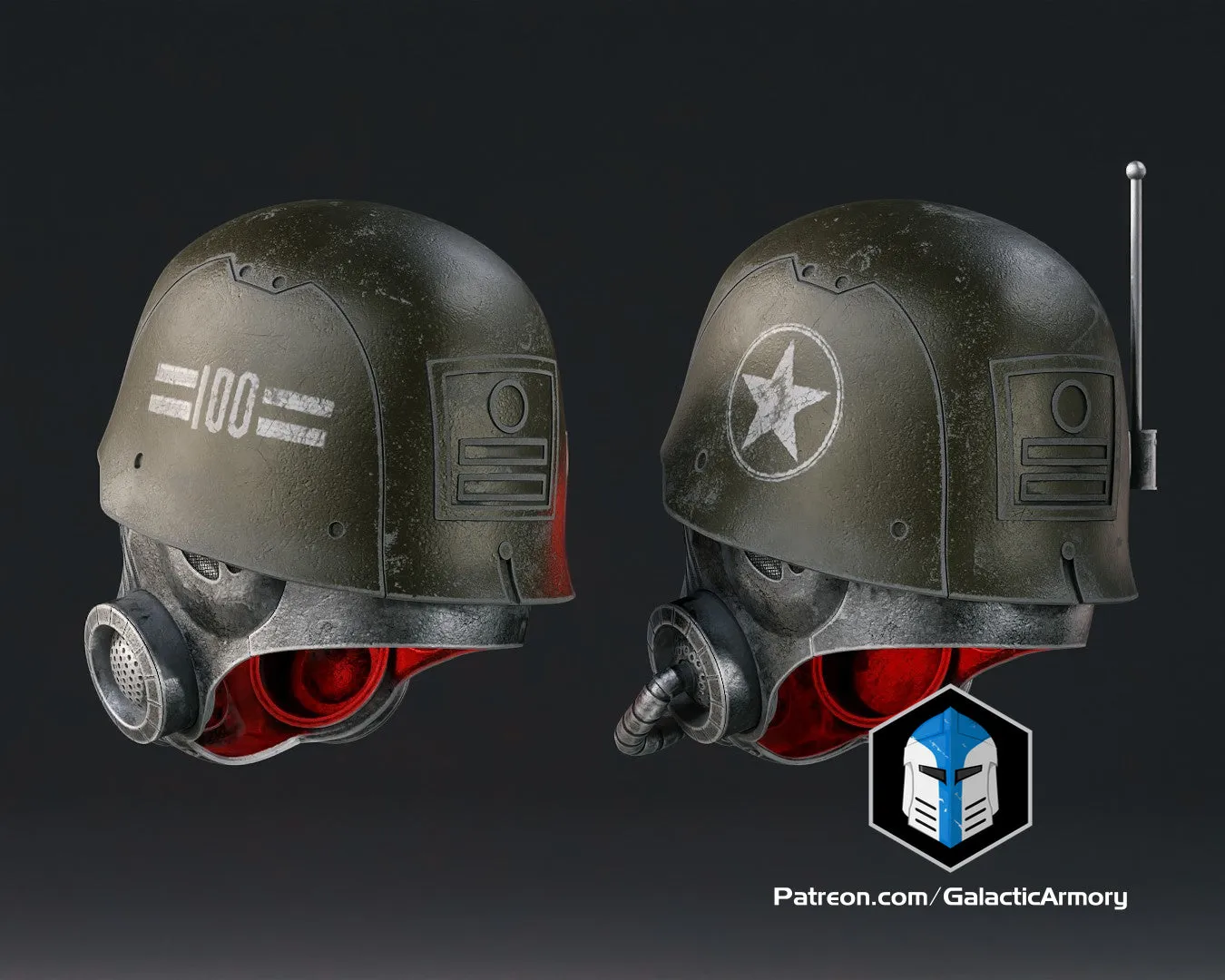 NCR Ranger Advanced and Elite Helmets - 3D Print Files
