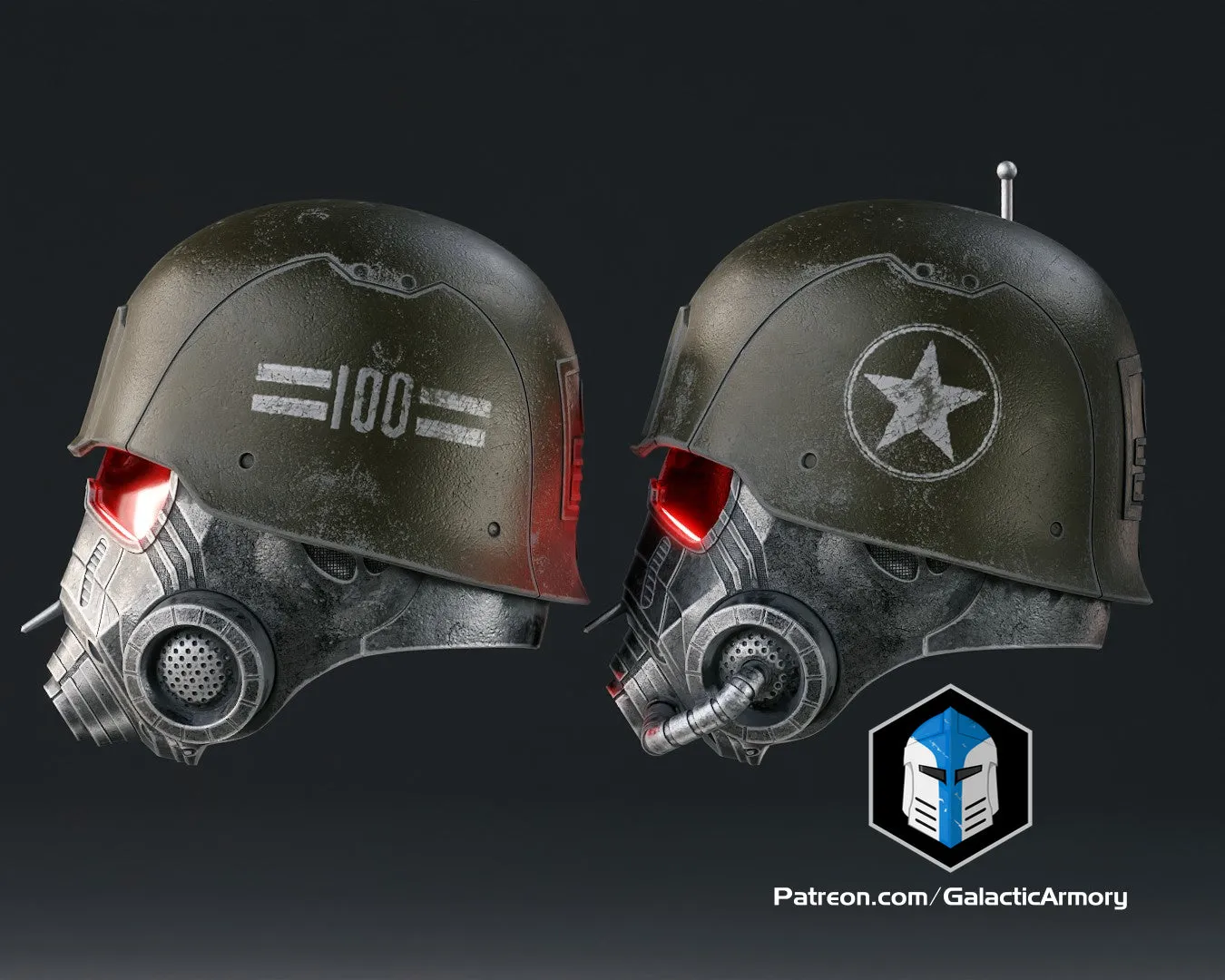 NCR Ranger Advanced and Elite Helmets - 3D Print Files