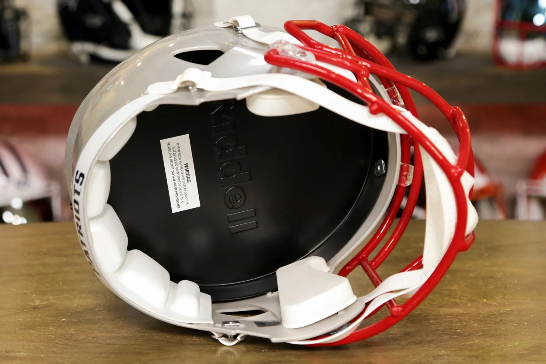 New England Patriots Riddell Speed Display Helmet