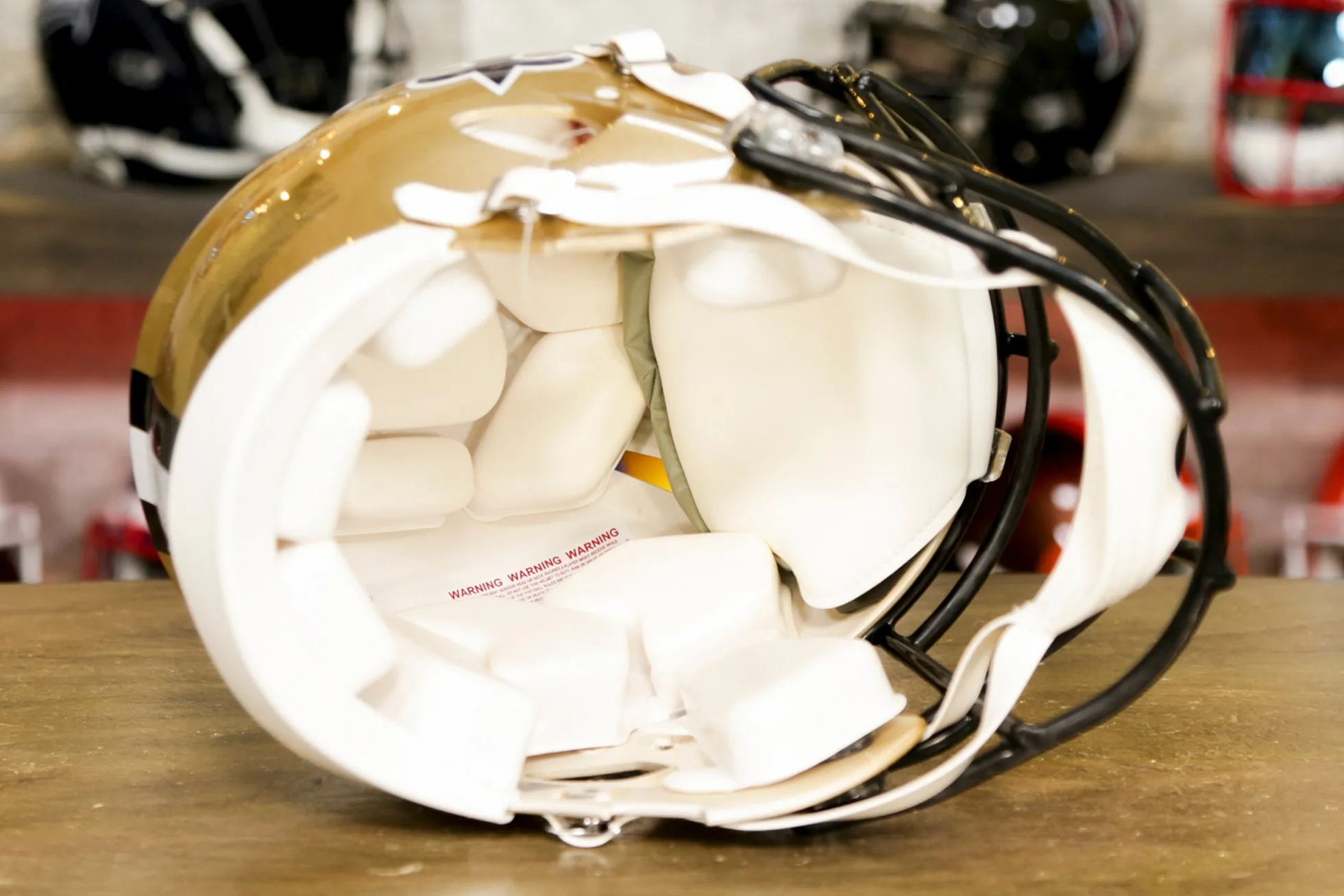 New Orleans Saints Riddell Speed Authentic Helmet - 1976-1999 Throwback