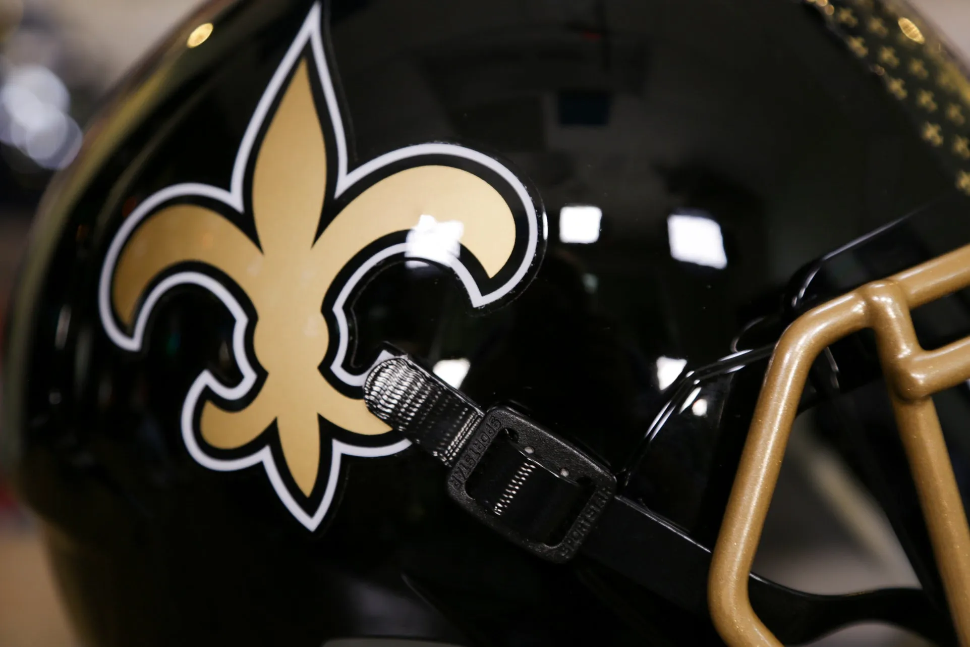 New Orleans Saints Riddell Speed Display Helmet - GG Edition 00245