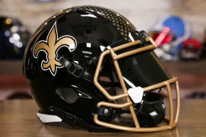New Orleans Saints Riddell Speed Display Helmet - GG Edition 00245