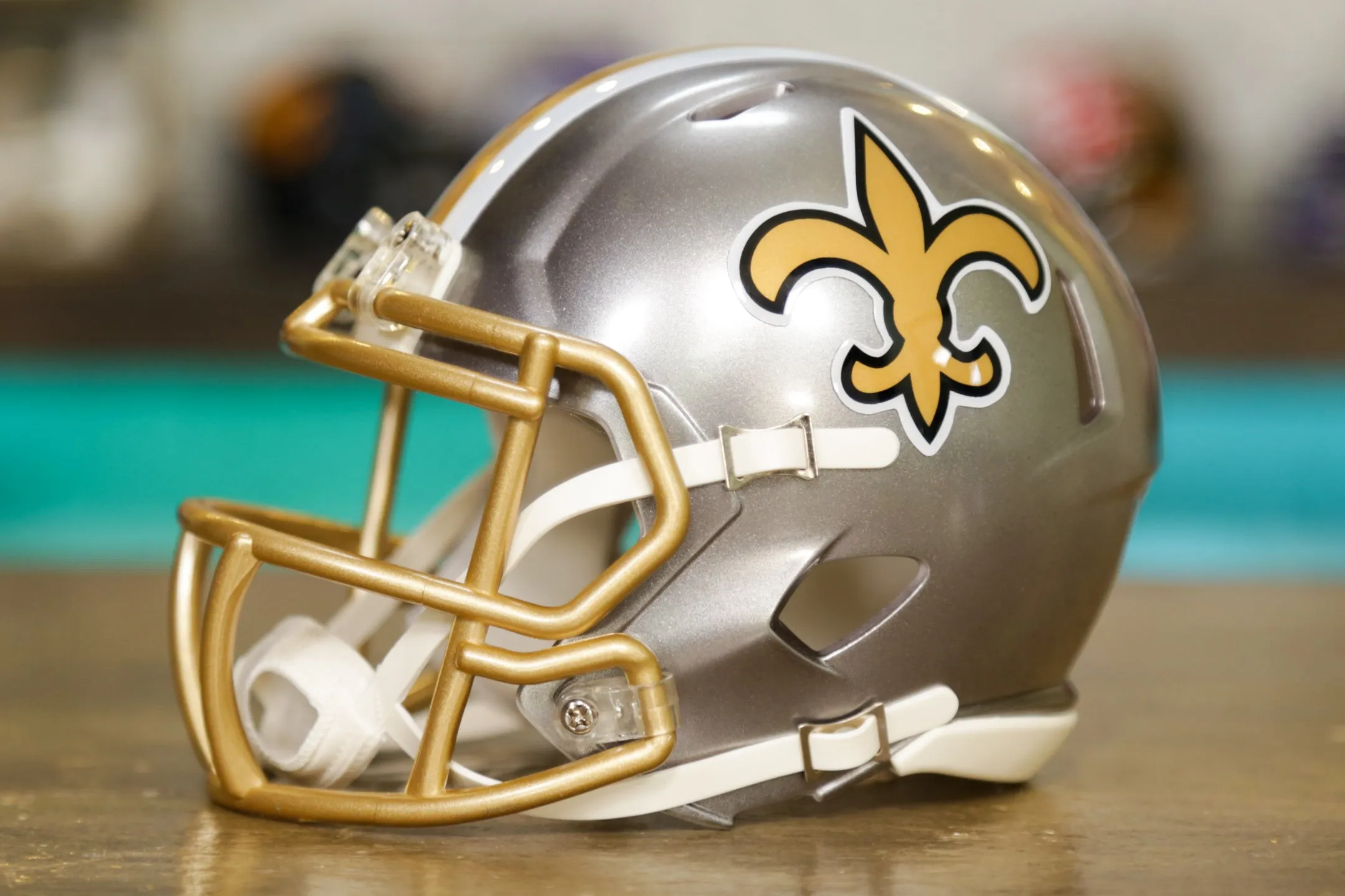 New Orleans Saints Riddell Speed Mini Helmet - Flash