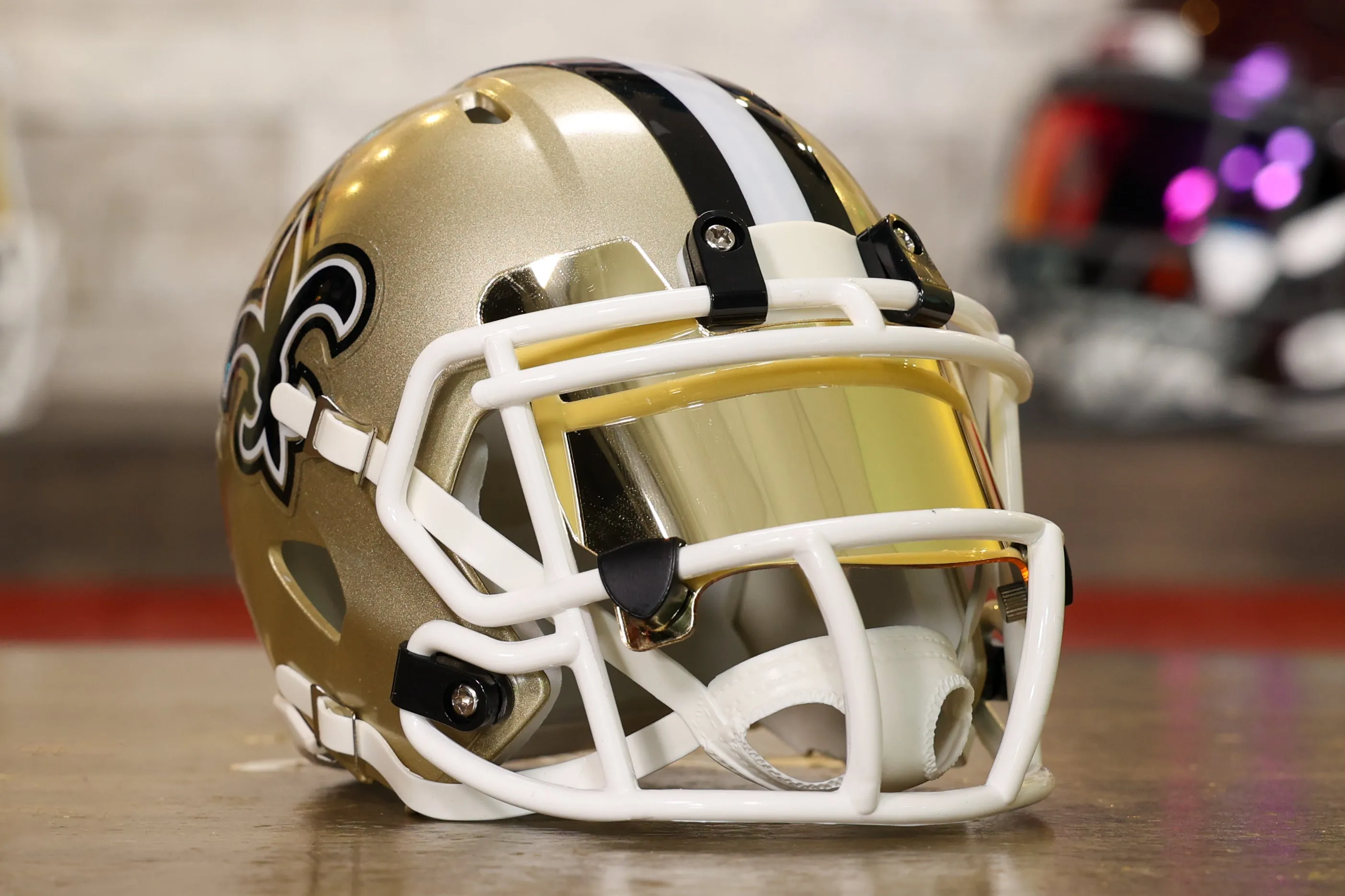 New Orleans Saints Riddell Speed Mini Helmet - GG Edition