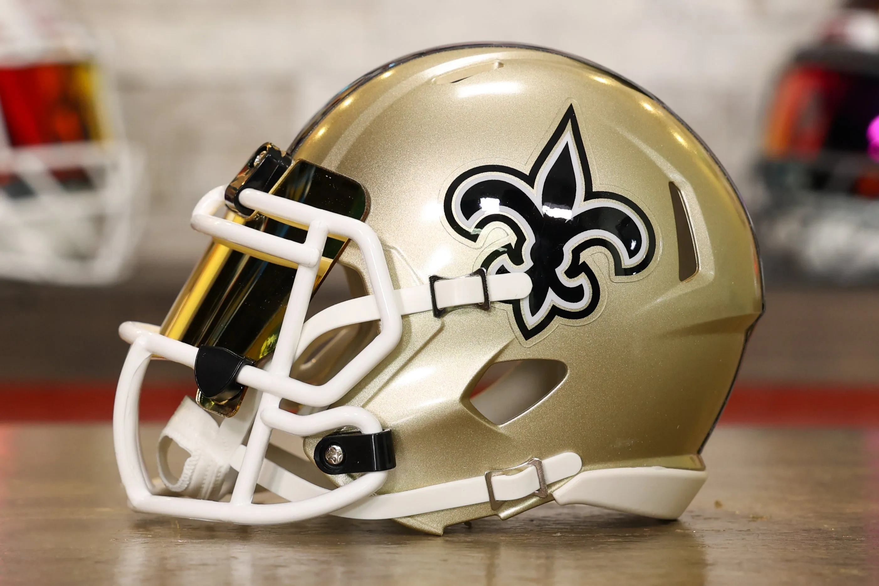 New Orleans Saints Riddell Speed Mini Helmet - GG Edition