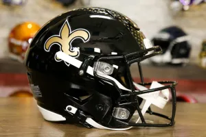 New Orleans Saints Riddell SpeedFlex Helmet - Black Alternate