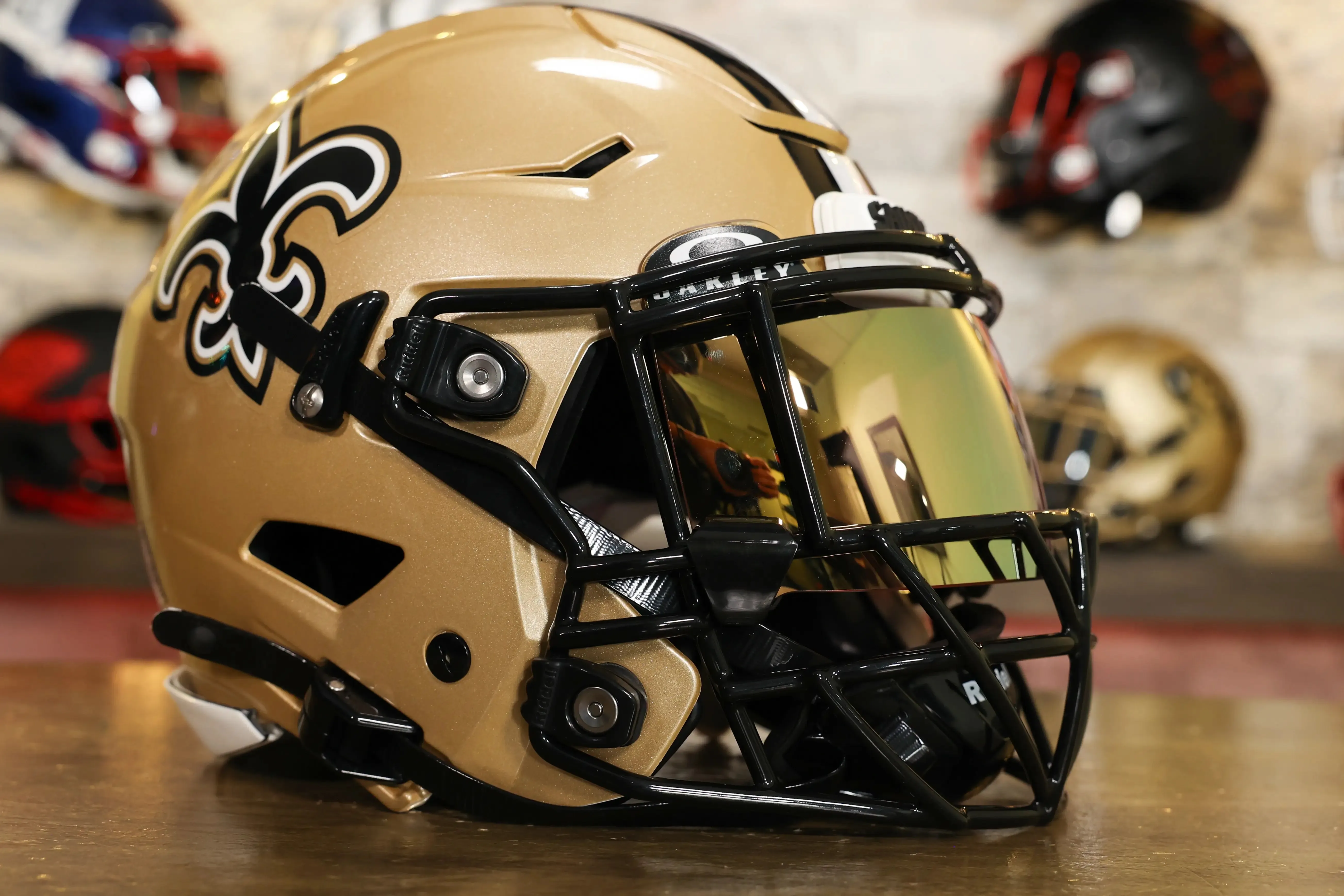 New Orleans Saints Riddell SpeedFlex Helmet - GG Edition 02082
