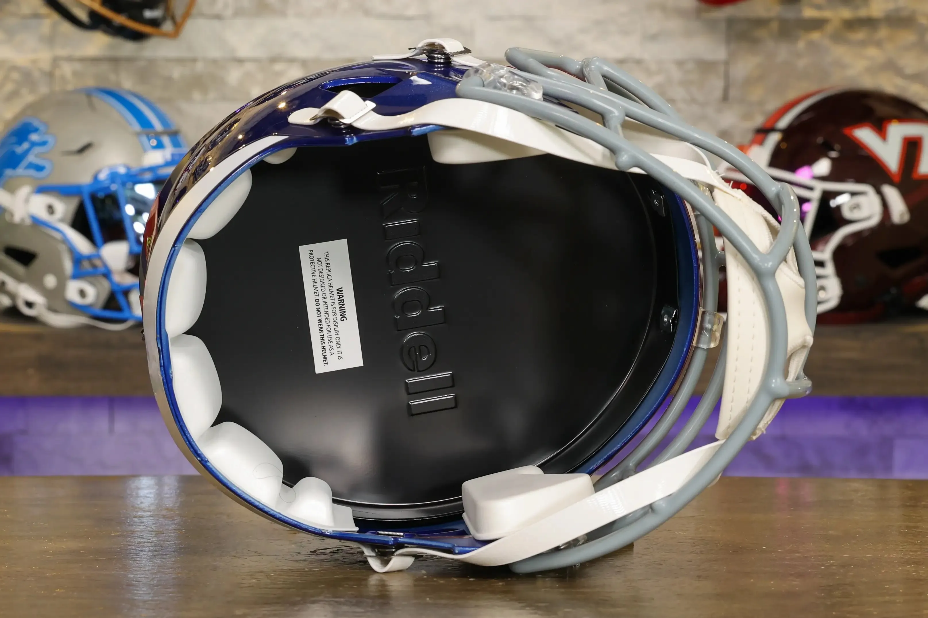 New York Giants Riddell Speed Display Helmet - Century Red Alternate