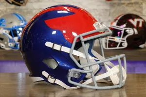 New York Giants Riddell Speed Display Helmet - Century Red Alternate