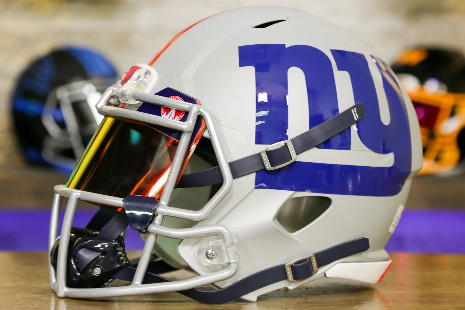 New York Giants Riddell Speed Display Helmet - GG Edition